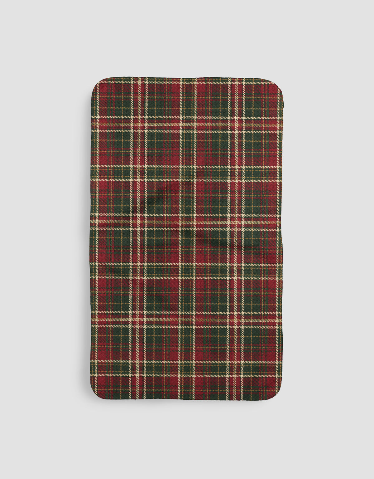 December Plaid + White