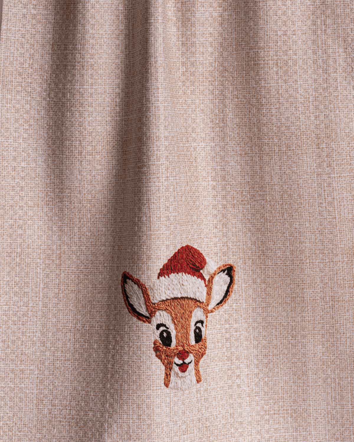 Rudolph Embroidery Reversible - Loom Loom