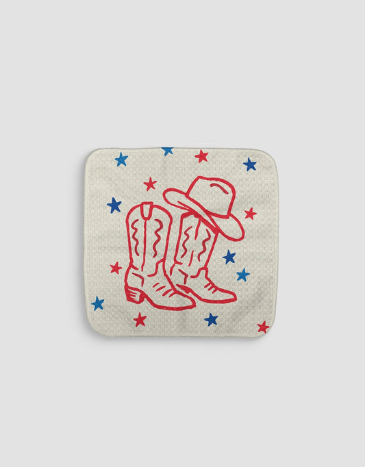 RWB Boots Dishcloth - Loom Loom