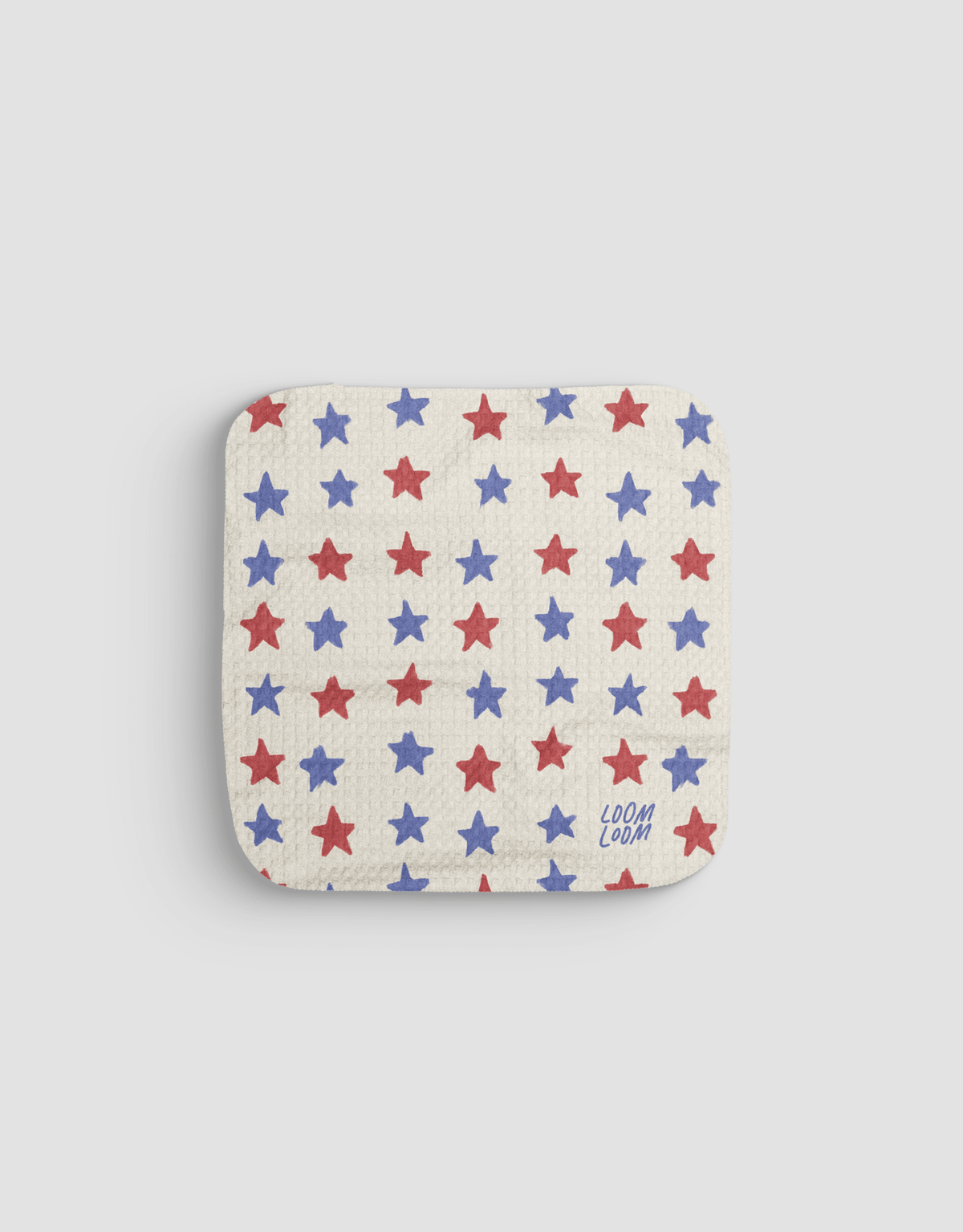 RWB Stars Dishcloth - Loom Loom