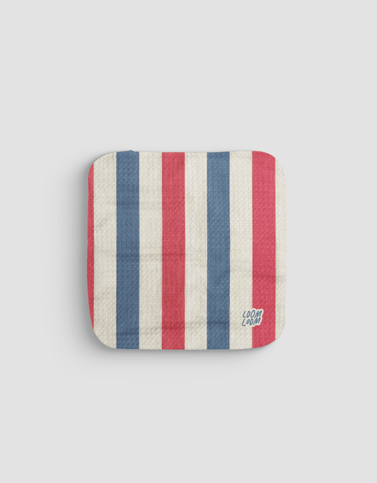 RWB Stripes Dishcloth - Loom Loom