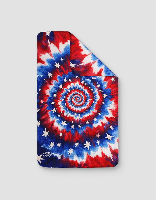 RWB Tie Dye + Stars - Loom Loom
