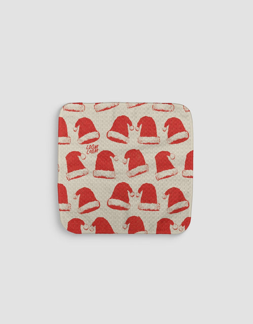 Santa Hats Dishcloth