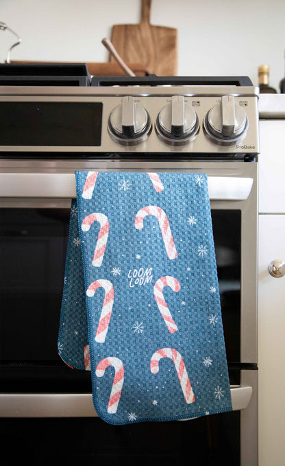 Santa Wrapping Canes Reversible - Loom Loom