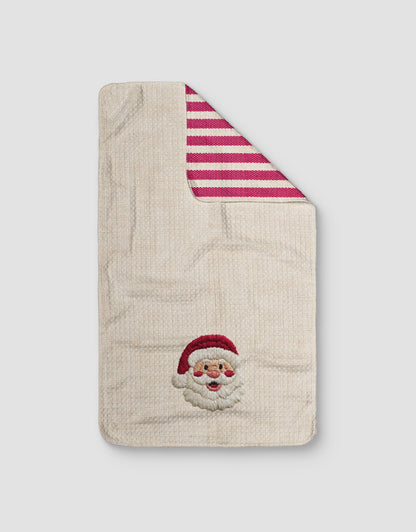 Santa Embroidery Reversible