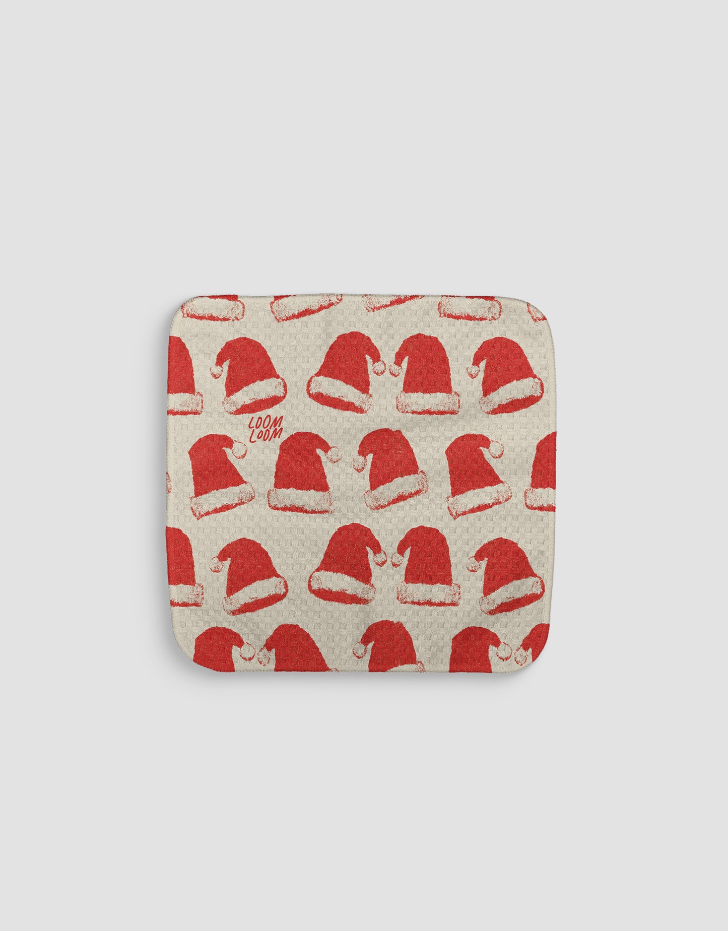 Santa Hats Dishcloth