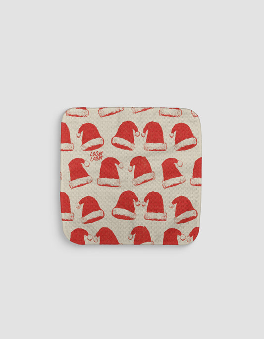 Santa Hats Dishcloth