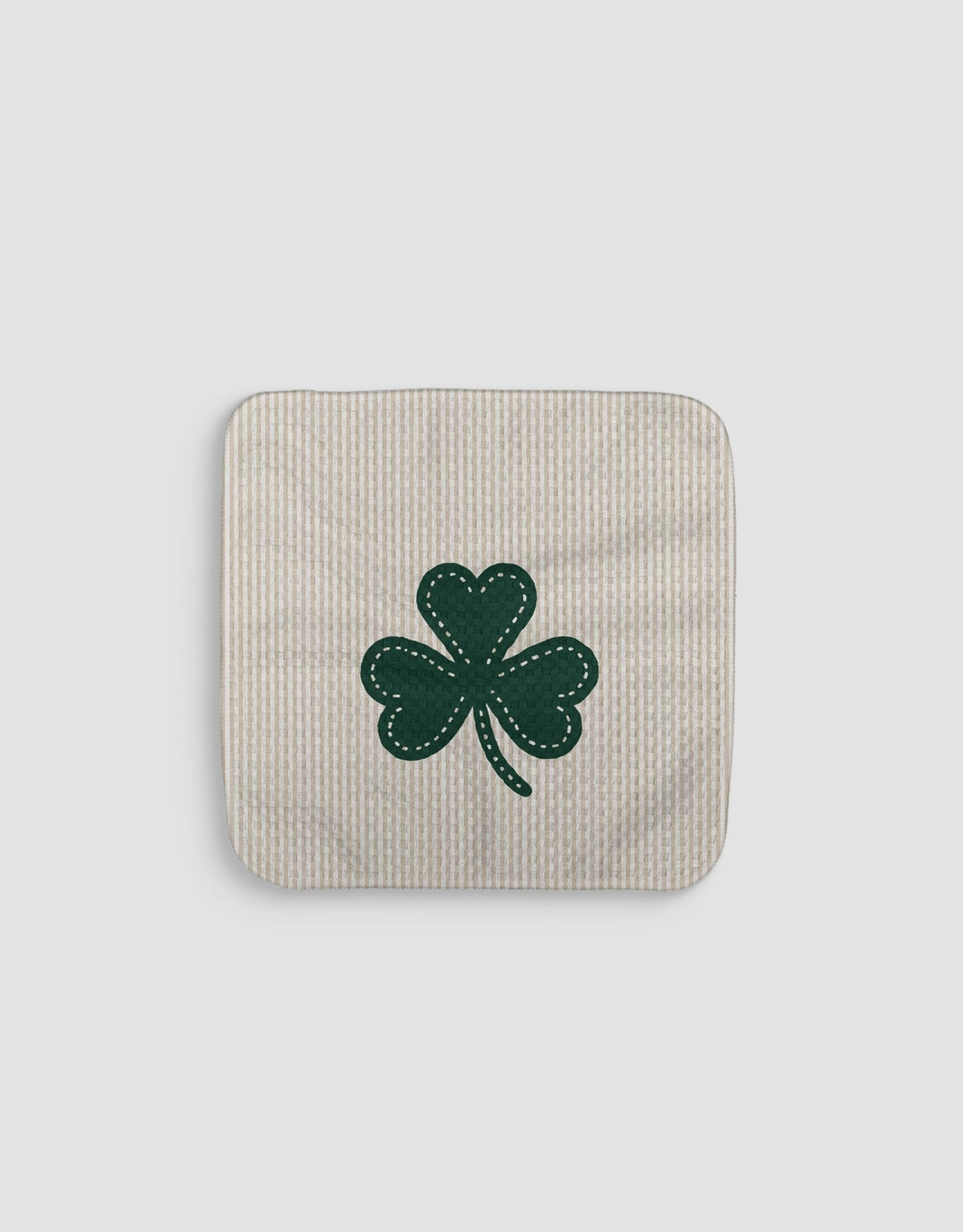 Shamrock Pinstripes Dishcloth - Loom Loom