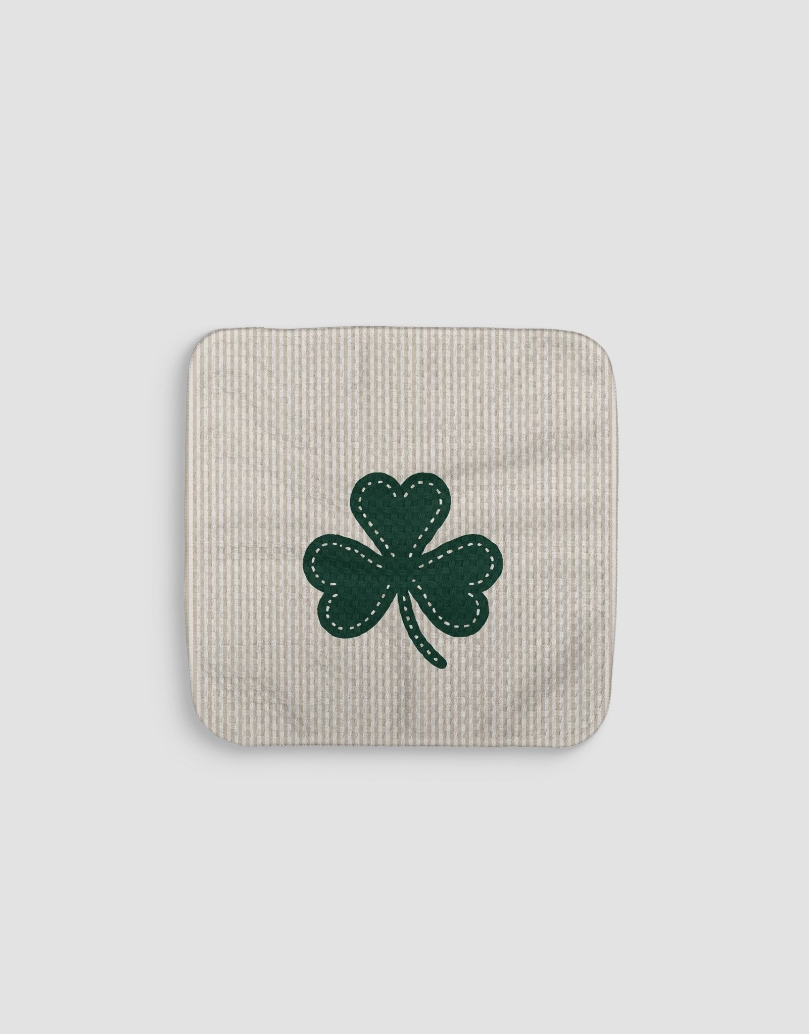 Shamrock Pinstripes Dishcloth - Loom Loom