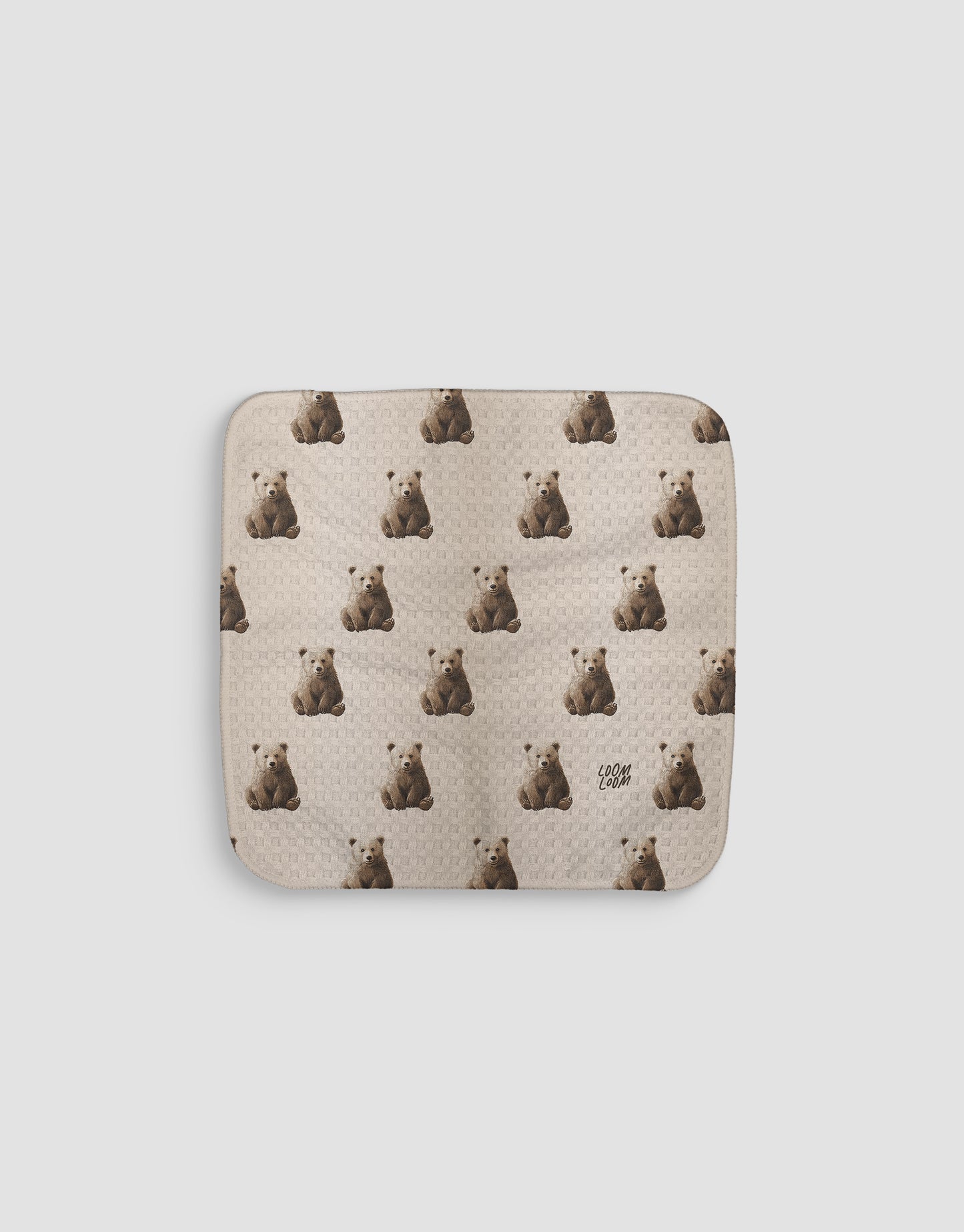 Sitting Bears Dishcloth