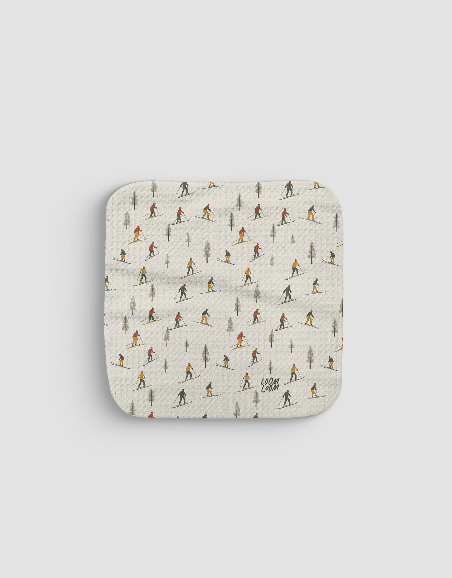 Skiers Dishcloth
