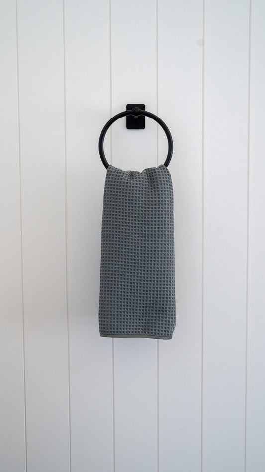 Slate Sunday Hand Towel - Loom Loom