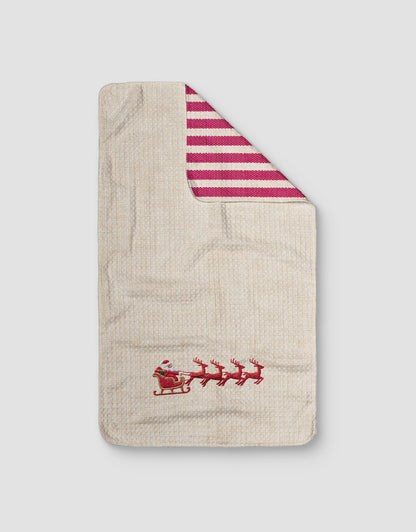 Sleigh Ride Embroidery Reversible