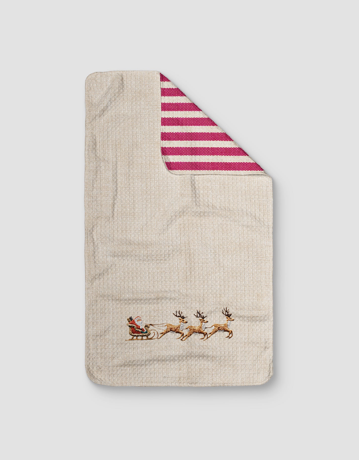 Sleigh Ride Embroidery 2 Reversible