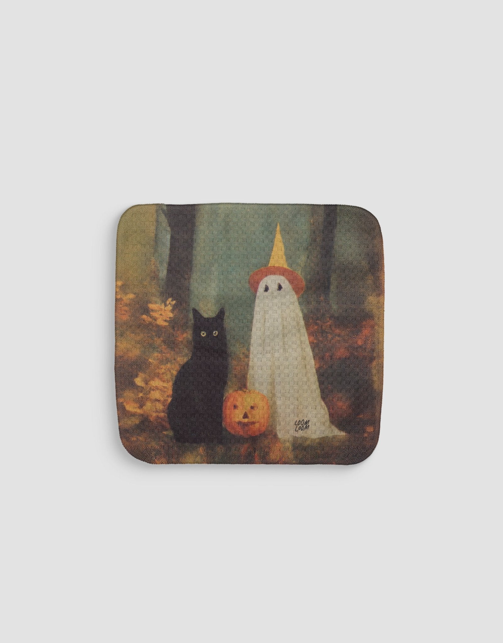 Spooky Friends Dishcloth - Loom Loom