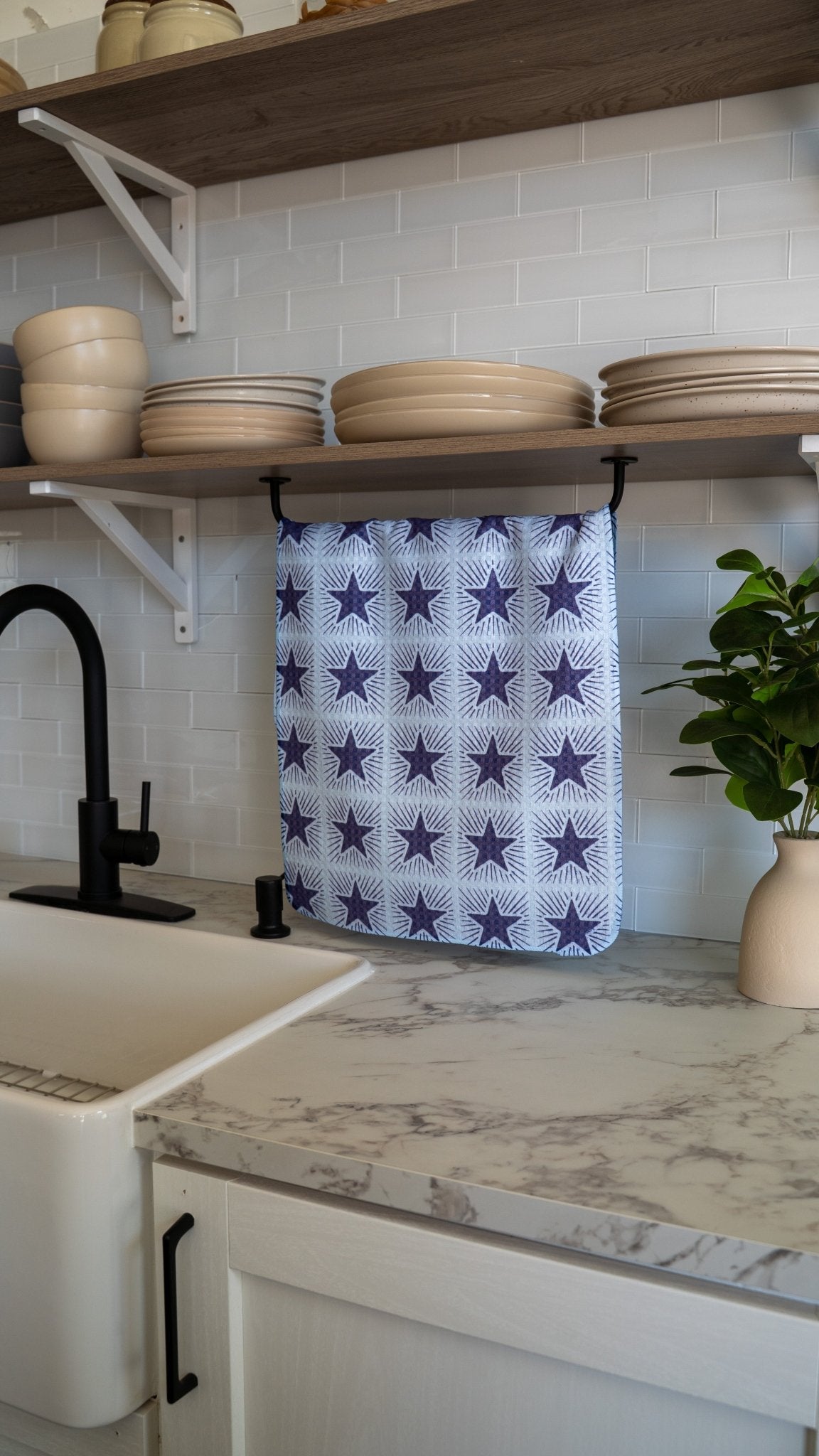 Star Spangled Stamp Blue - Loom Loom