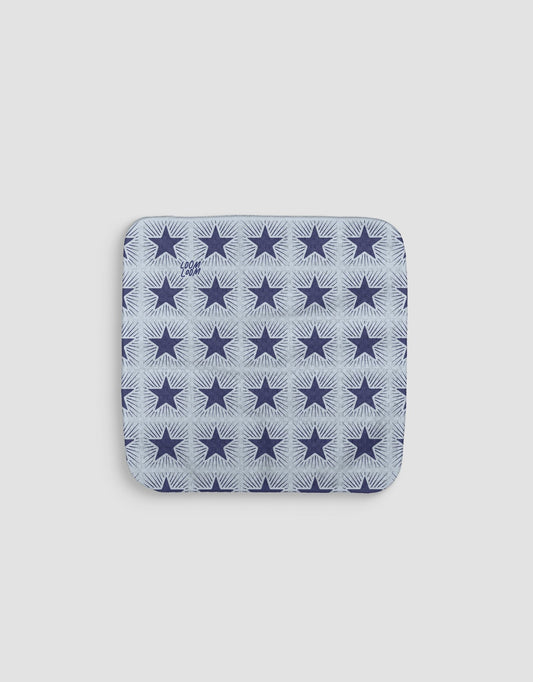 Star Spangled Stamp Blue Dishcloth - Loom Loom