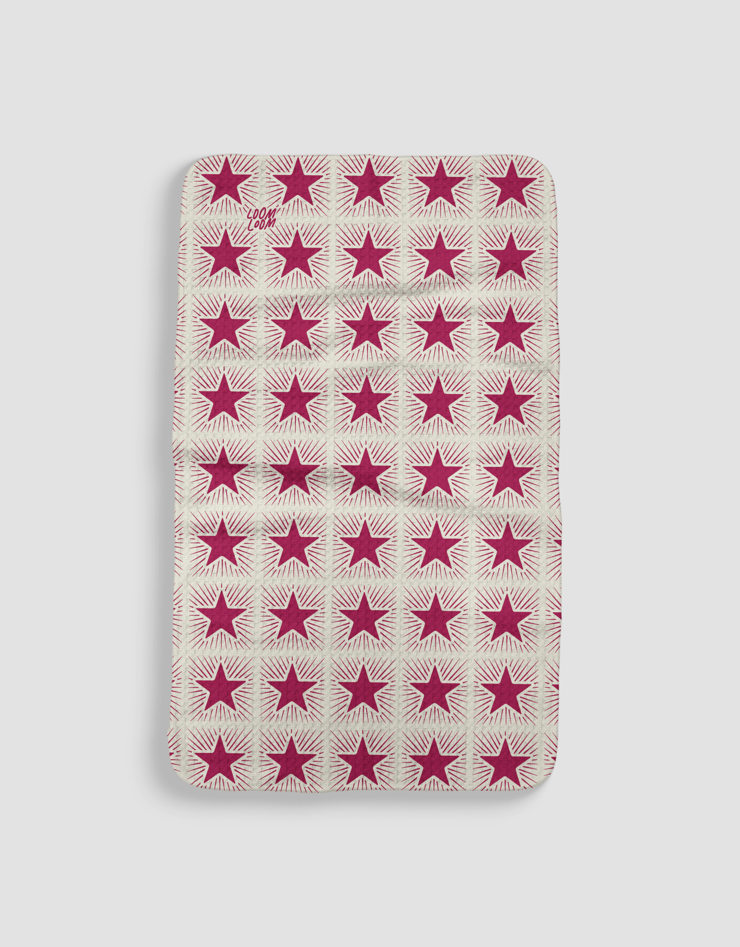 Star Spangled Stamp Red - Loom Loom
