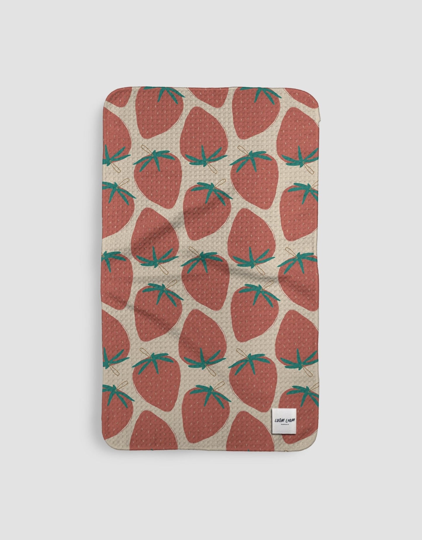 Strawberries On Tan - Loom Loom