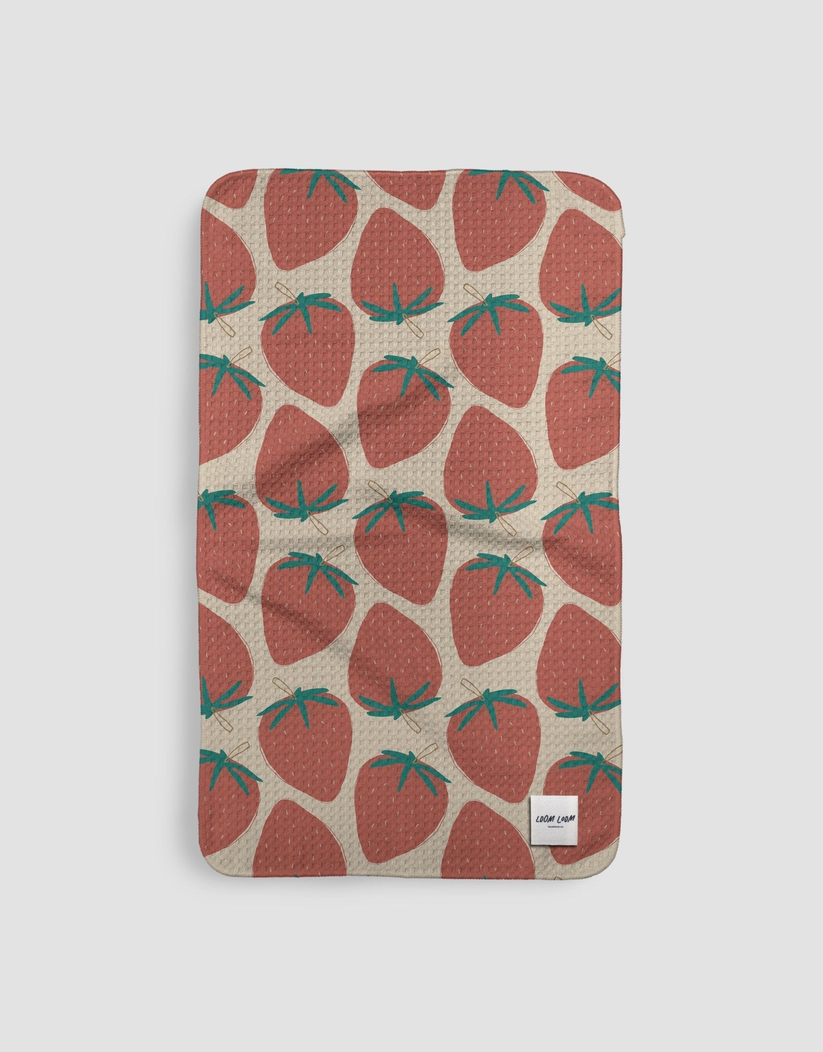 Strawberries On Tan - Loom Loom