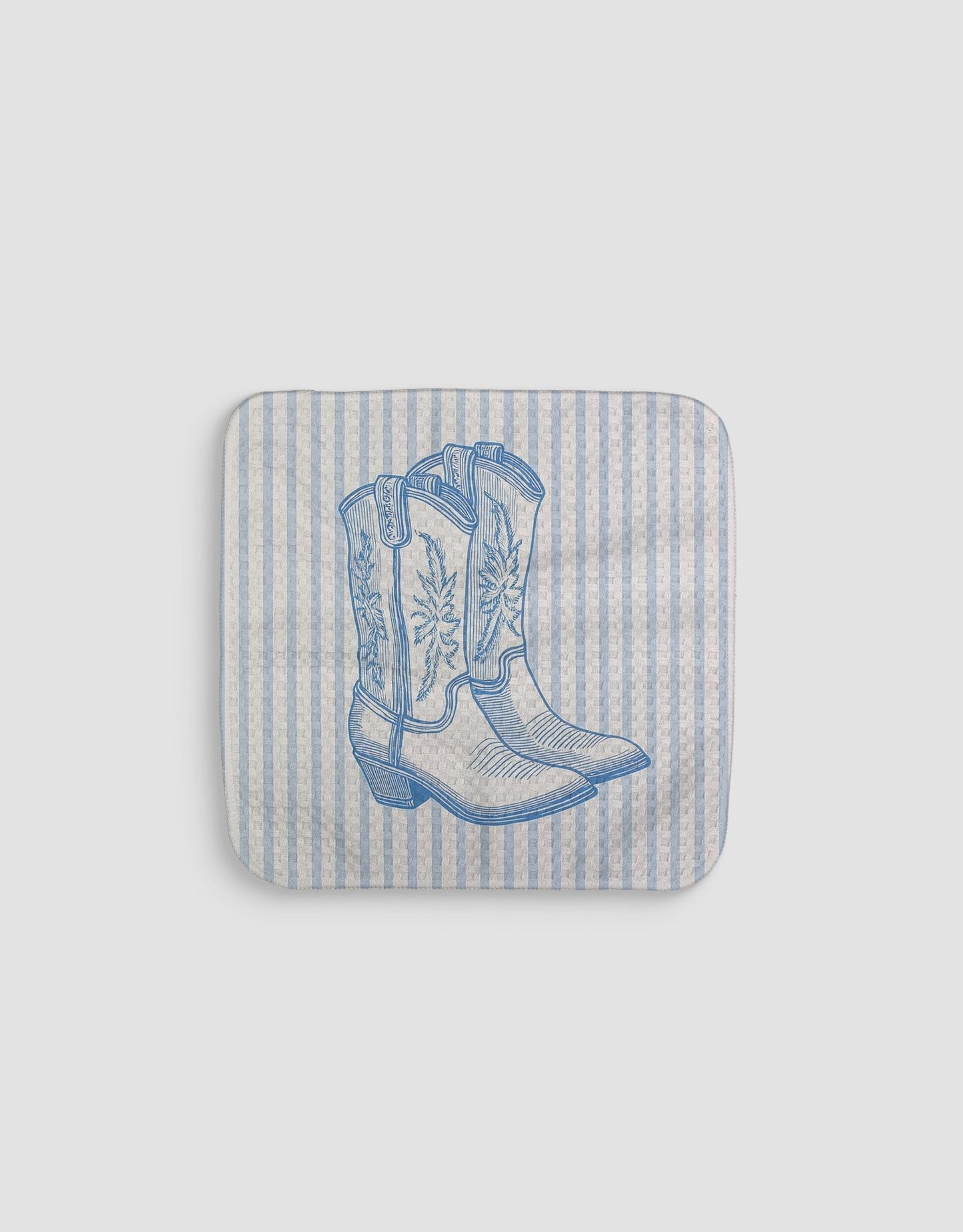 Striped Boots Dishcloth - Loom Loom