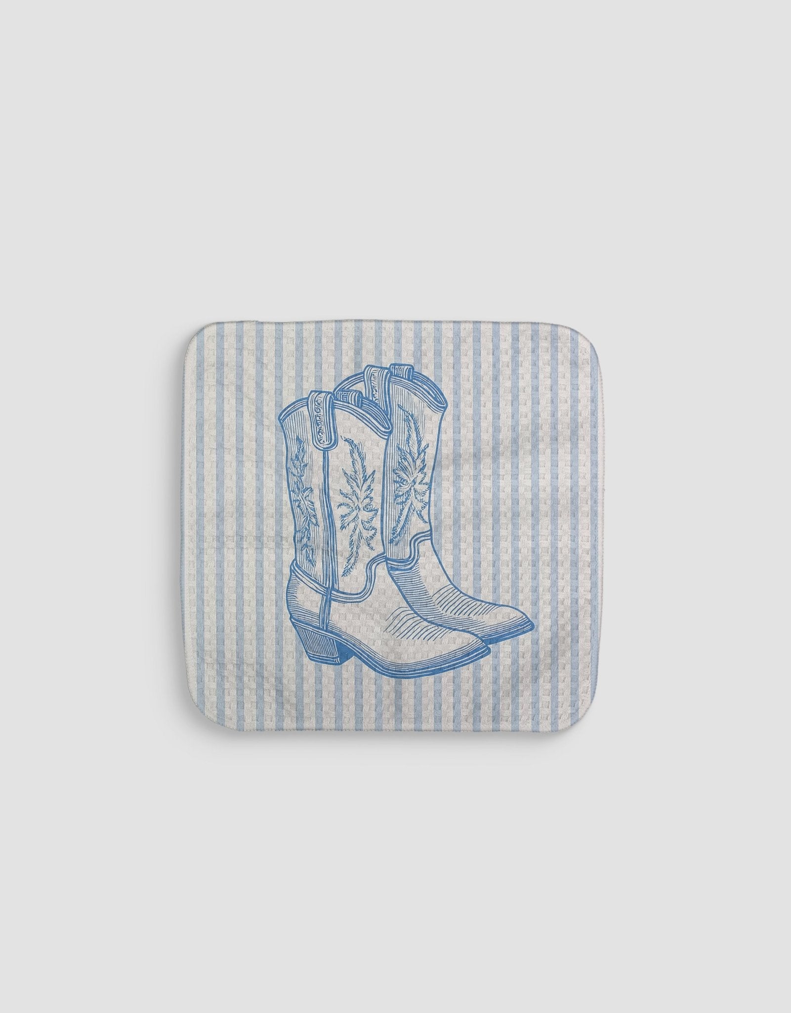 Striped Boots Dishcloth - Loom Loom