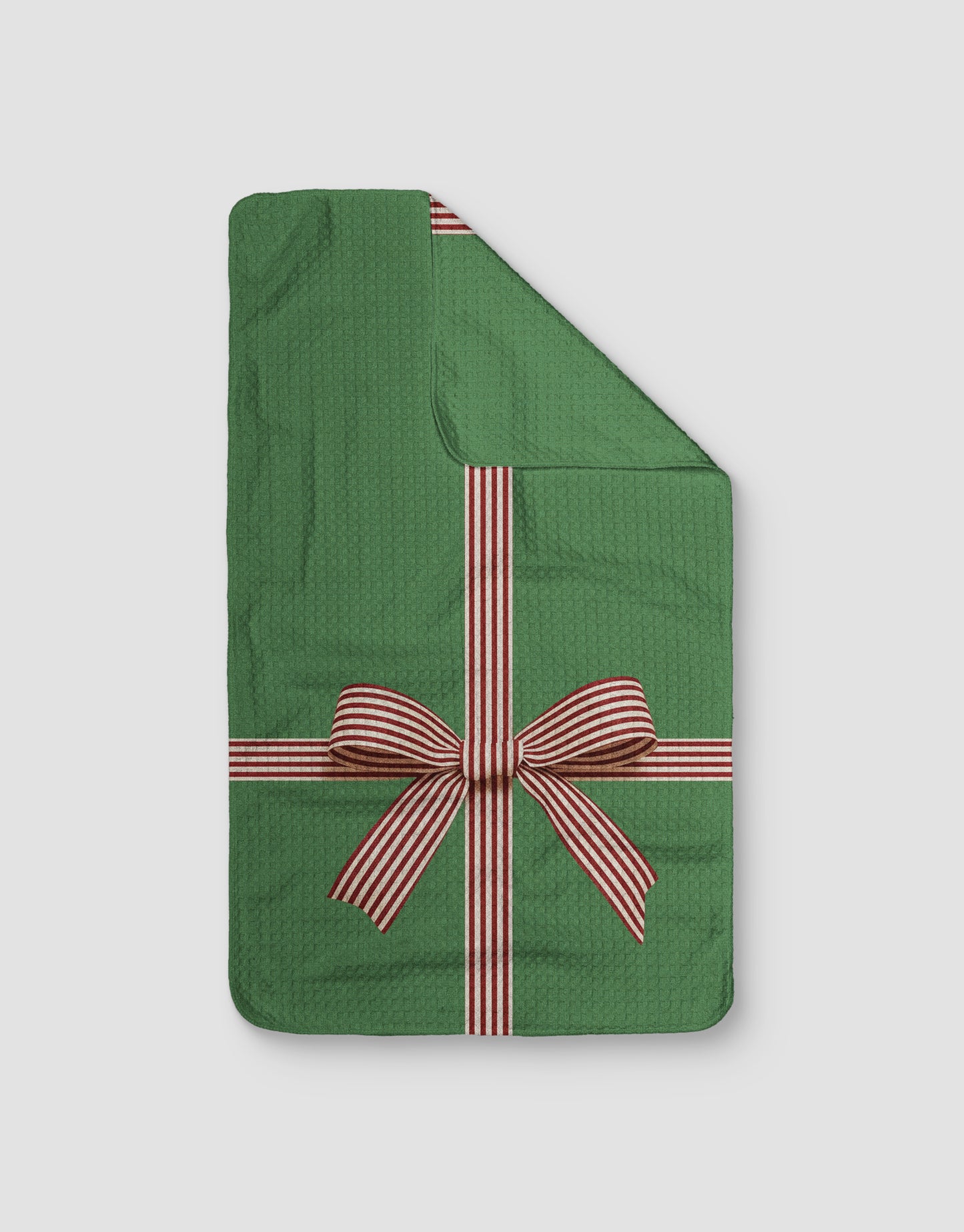Striped Ribbon Green