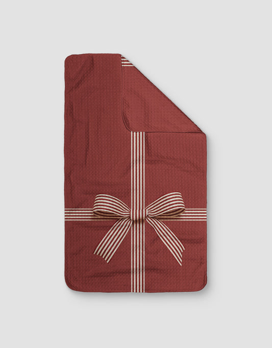 Striped Ribbon Red