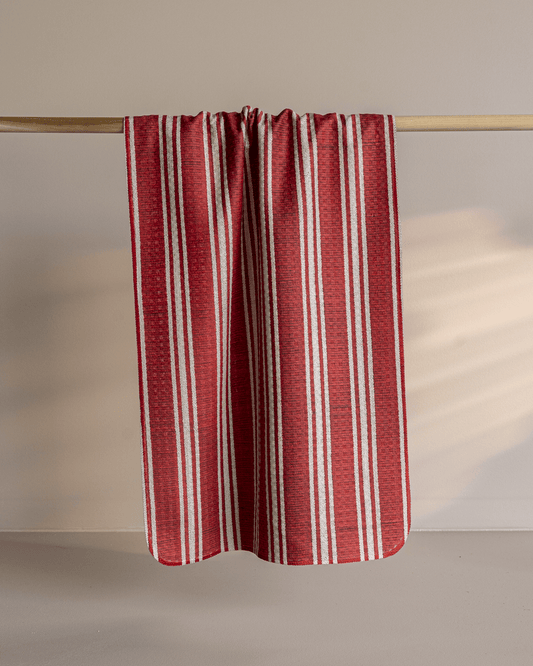 Stripes On Red - Loom Loom