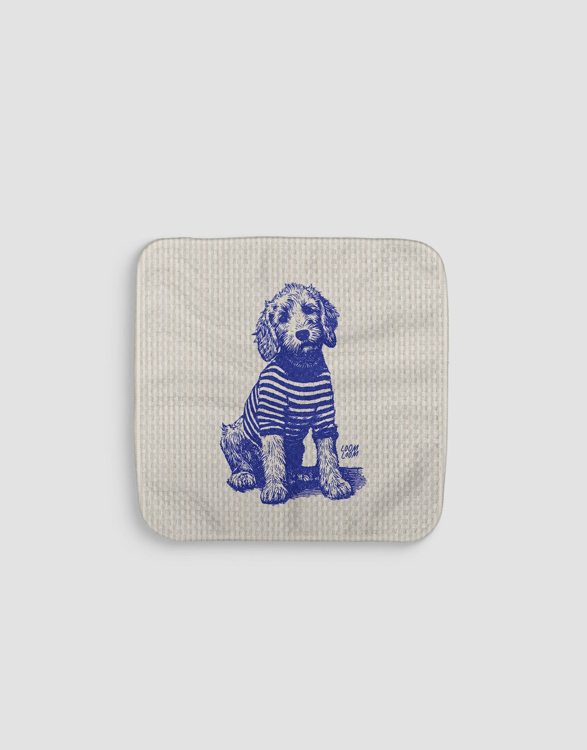 Sweater Dog Dishcloth - Loom Loom