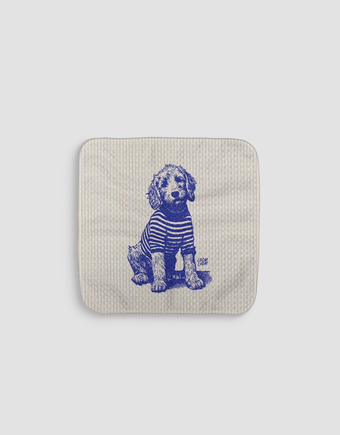 Sweater Dog Dishcloth - Loom Loom