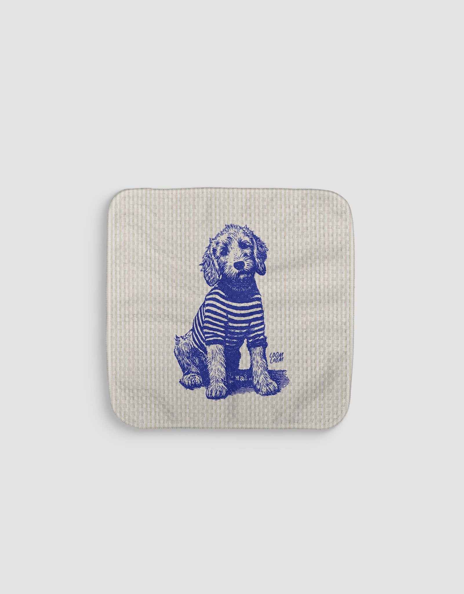 Sweater Dog Dishcloth - Loom Loom