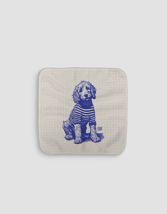 Sweater Dog Dishcloth - Loom Loom