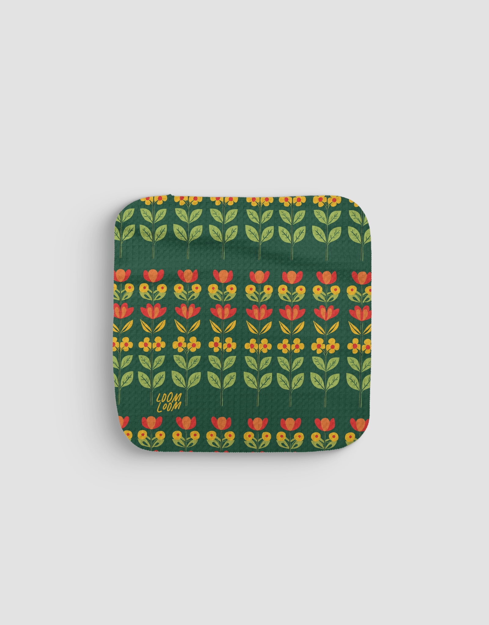 Swedish Floral Dishcloth - Loom Loom