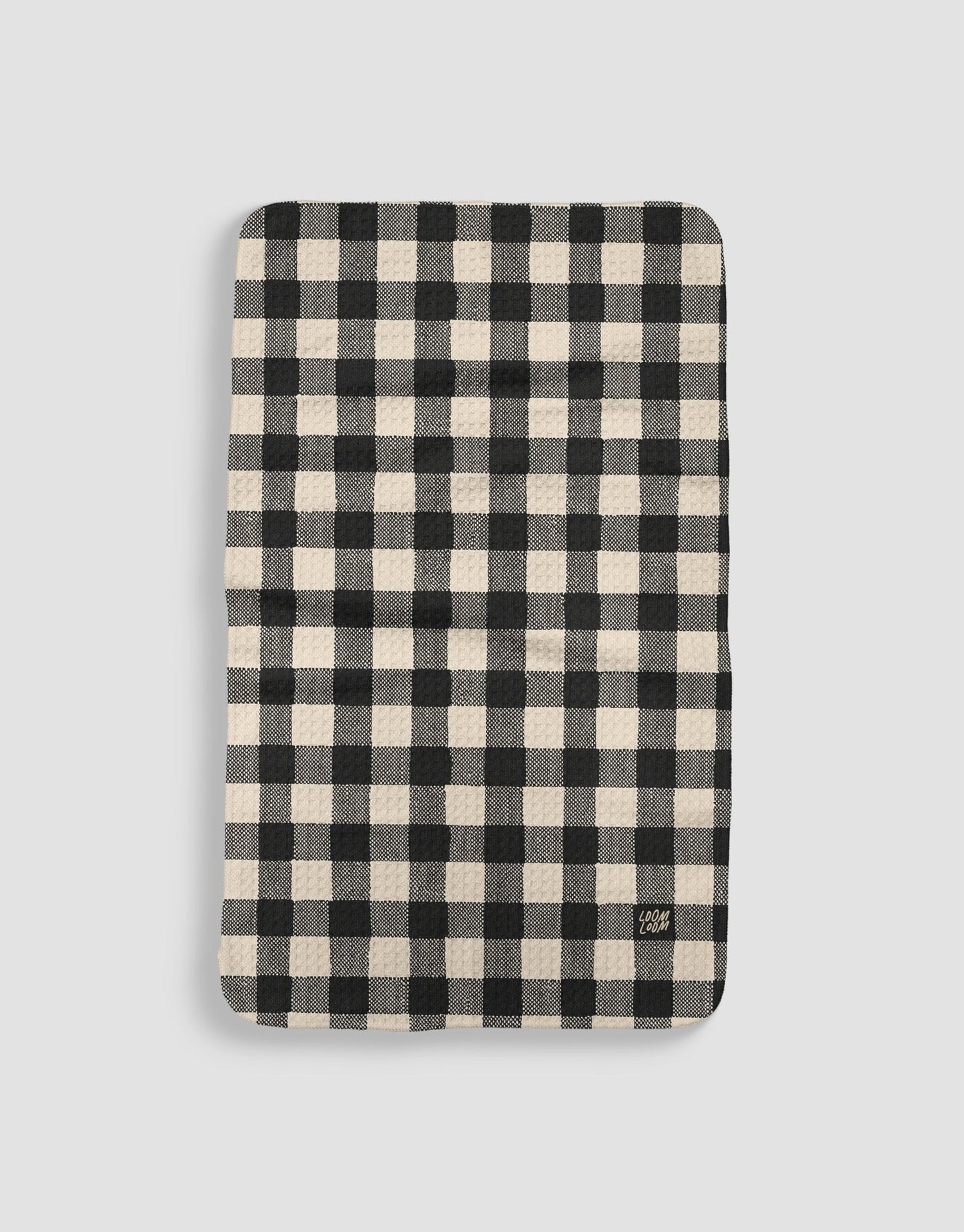 Tan Black Flannel - Loom Loom
