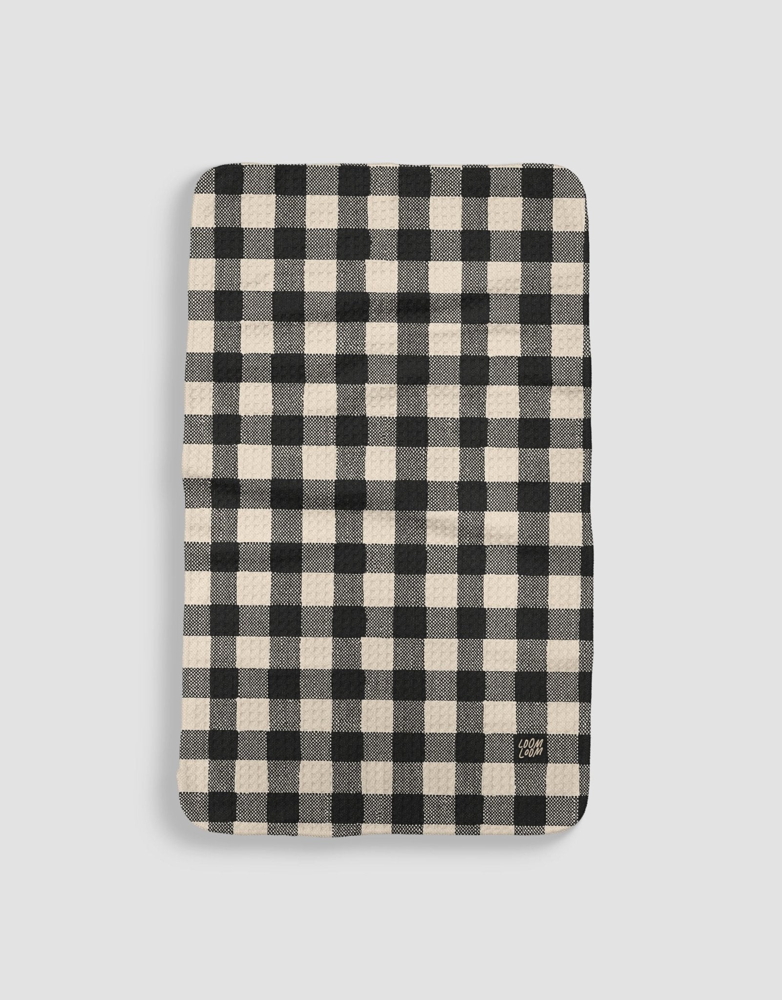 Tan Black Flannel - Loom Loom