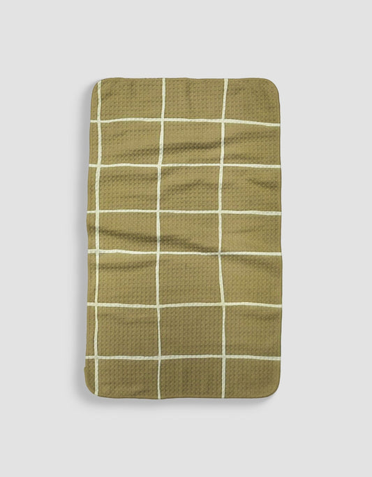 Tan Gold Grid - Loom Loom