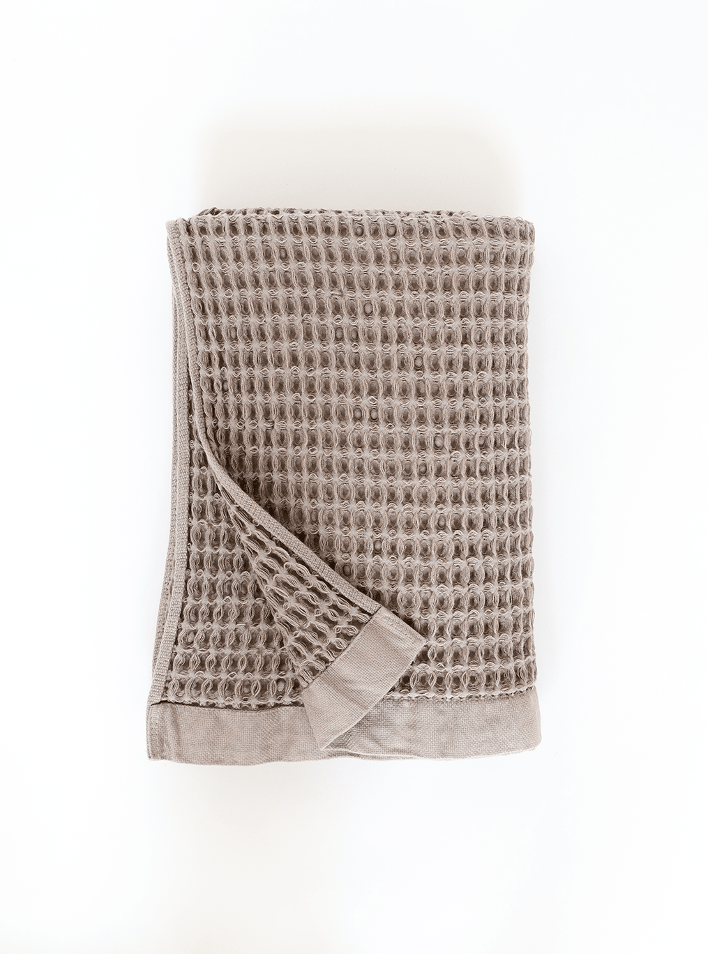Tan Waffle Bath Sheet - Loom Loom