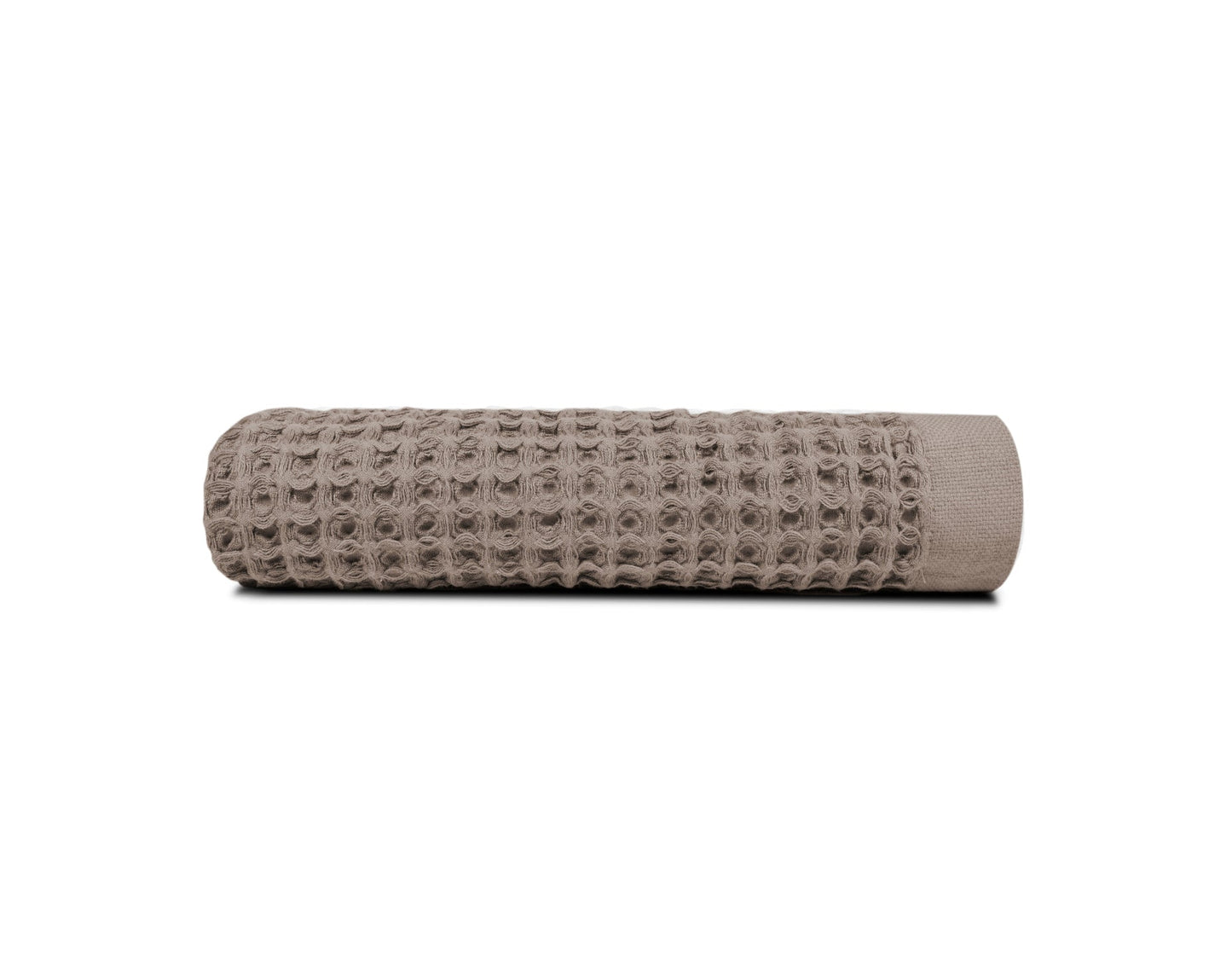 Tan Waffle Bath Towel - Loom Loom