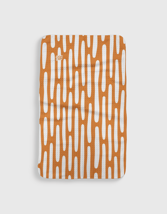 Tangerine Wiggle Lines - Loom Loom