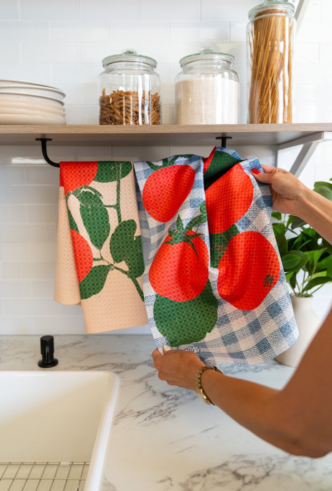 Tomatoes Gingham - Loom Loom