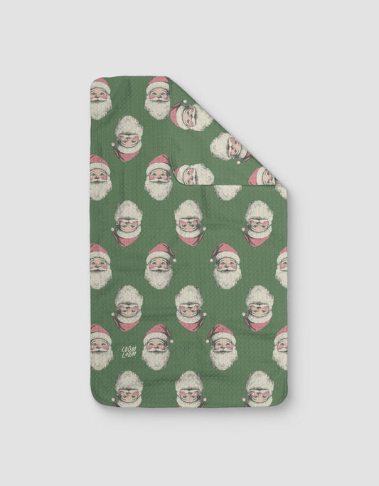 Vintage Santa - Green - Loom Loom