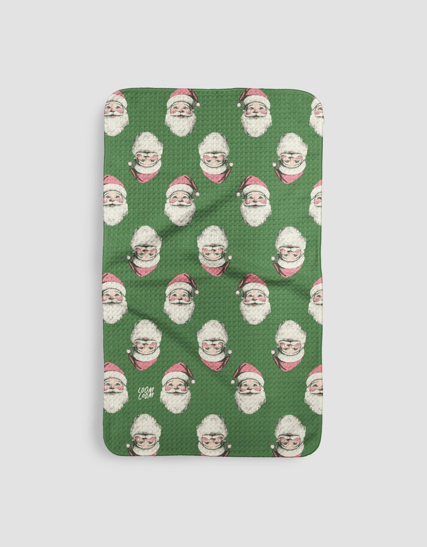 Vintage Santa - Green - Loom Loom