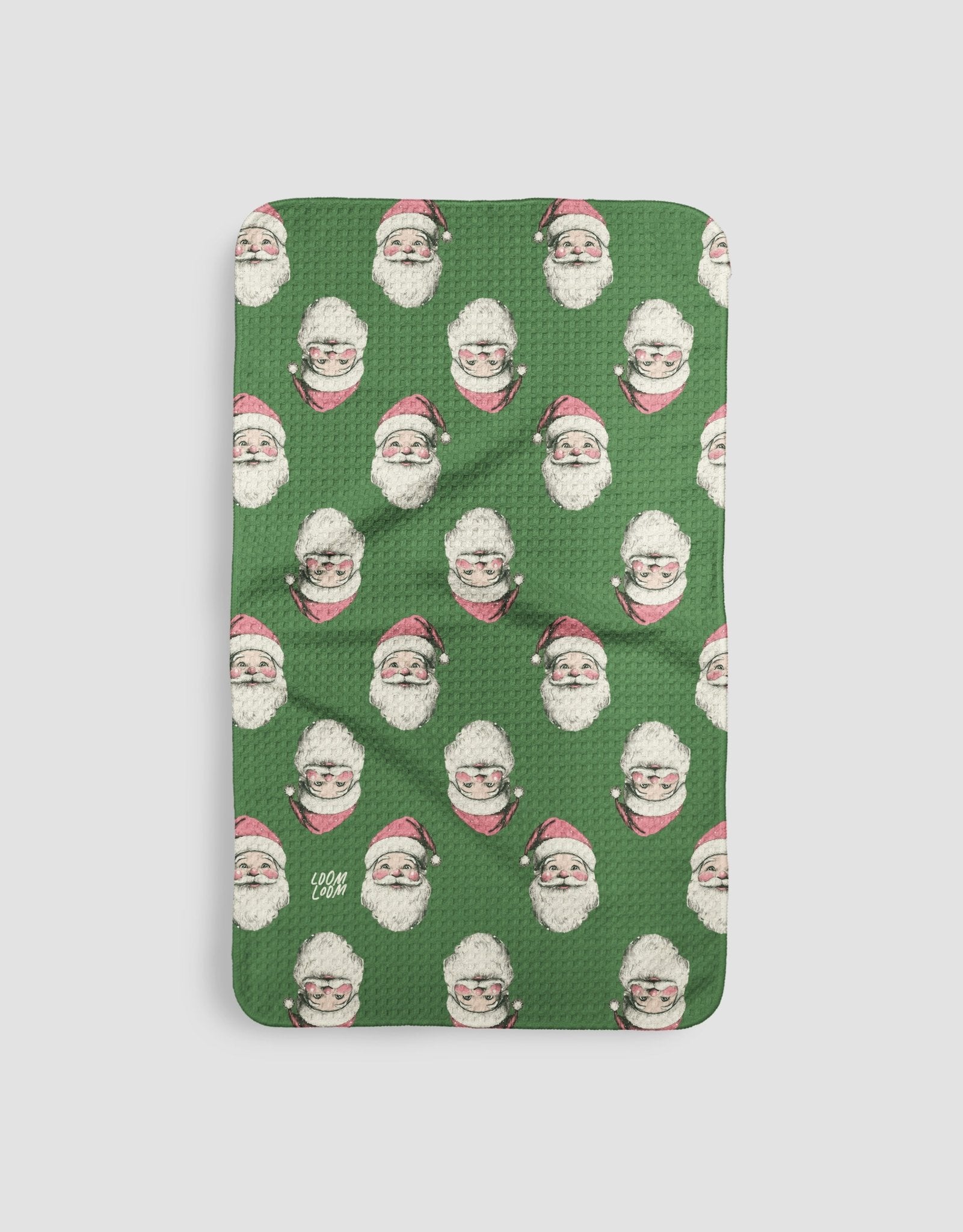 Vintage Santa - Green - Loom Loom