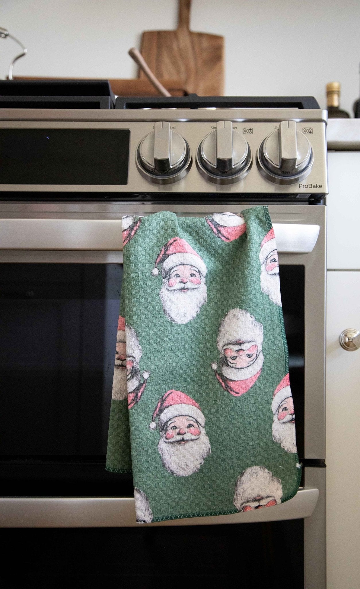 Vintage Santa - Green - Loom Loom