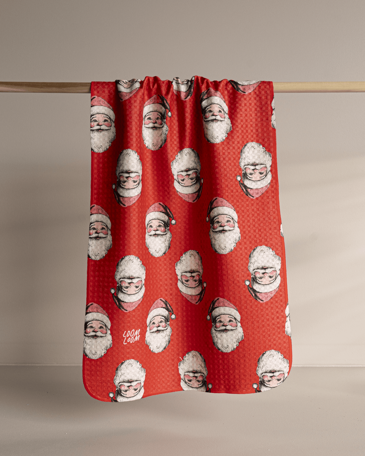 Vintage Santa - Red - Loom Loom