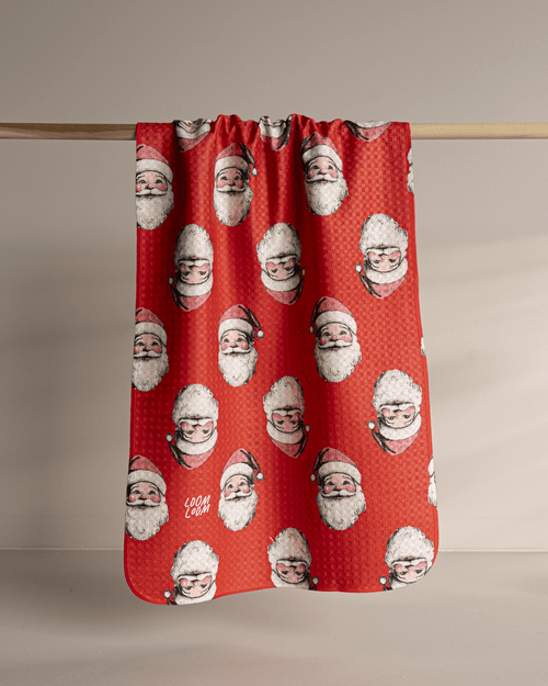 Vintage Santa - Red