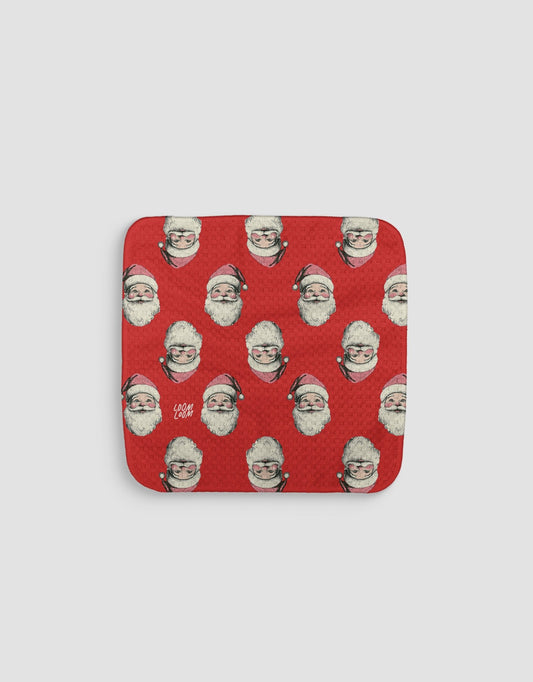 Vintage Santa Red Dishcloth - Loom Loom