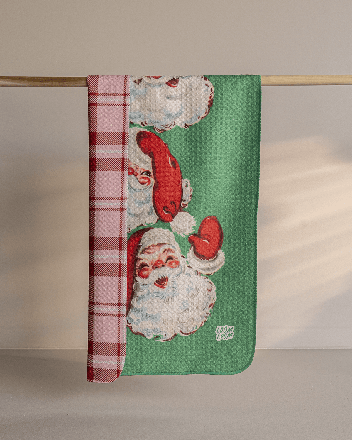 Vintage St. Nick Green Reversible - Loom Loom