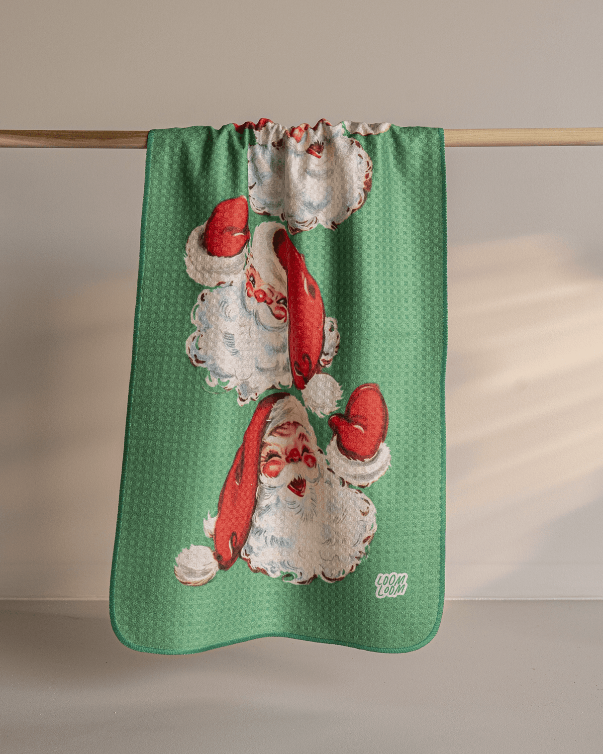Vintage St. Nick Green Reversible - Loom Loom